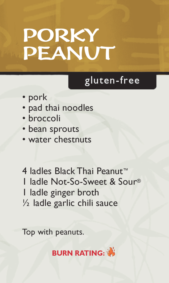 Porky Peanut | HuHot Mongolian Grill