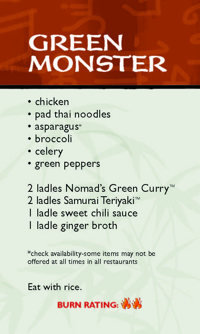 Green Monster | HuHot Mongolian Grill