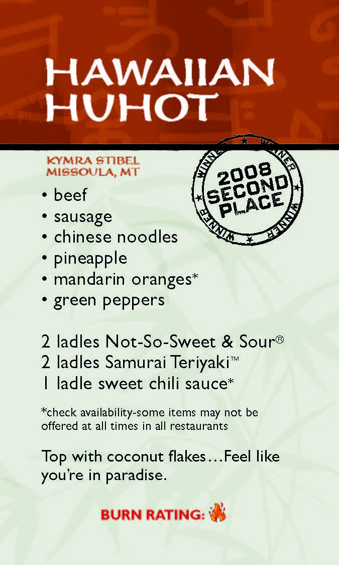Hawaiian Huhot Mongolian Grill
