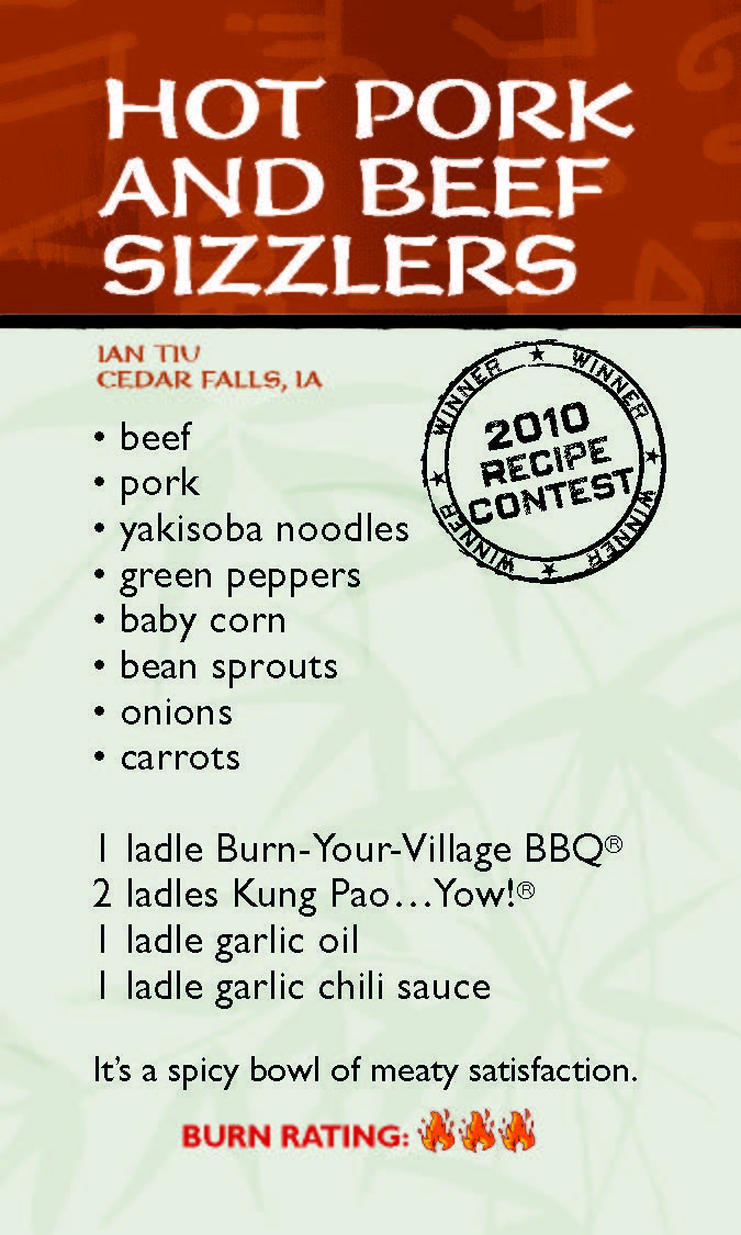 Hot Pork and Beef Sizzlers | HuHot Mongolian Grill