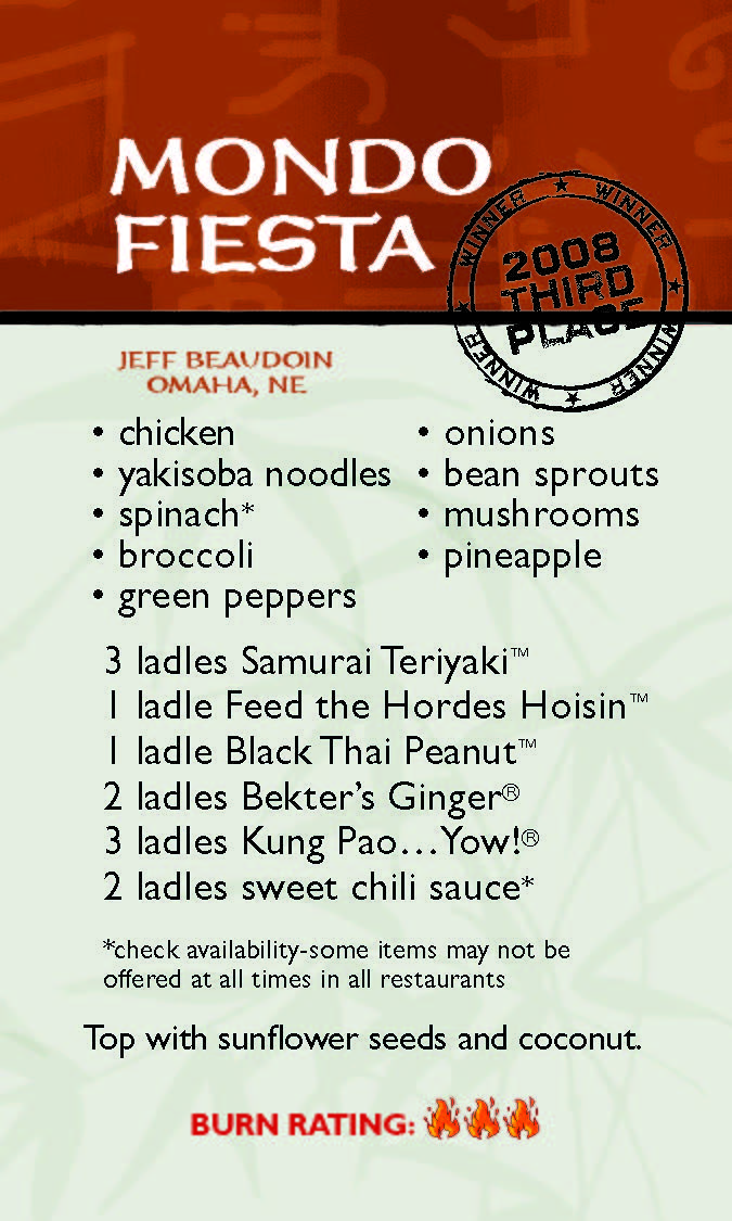Mondo Fiesta | HuHot Mongolian Grill